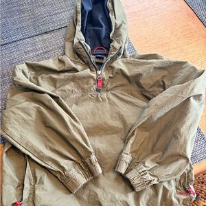GAP Kids Olive Jacket with Red Stitching